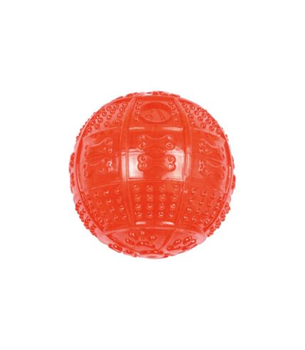 Balle pour Chien Distributeur de Croquettes 8cm Rouge