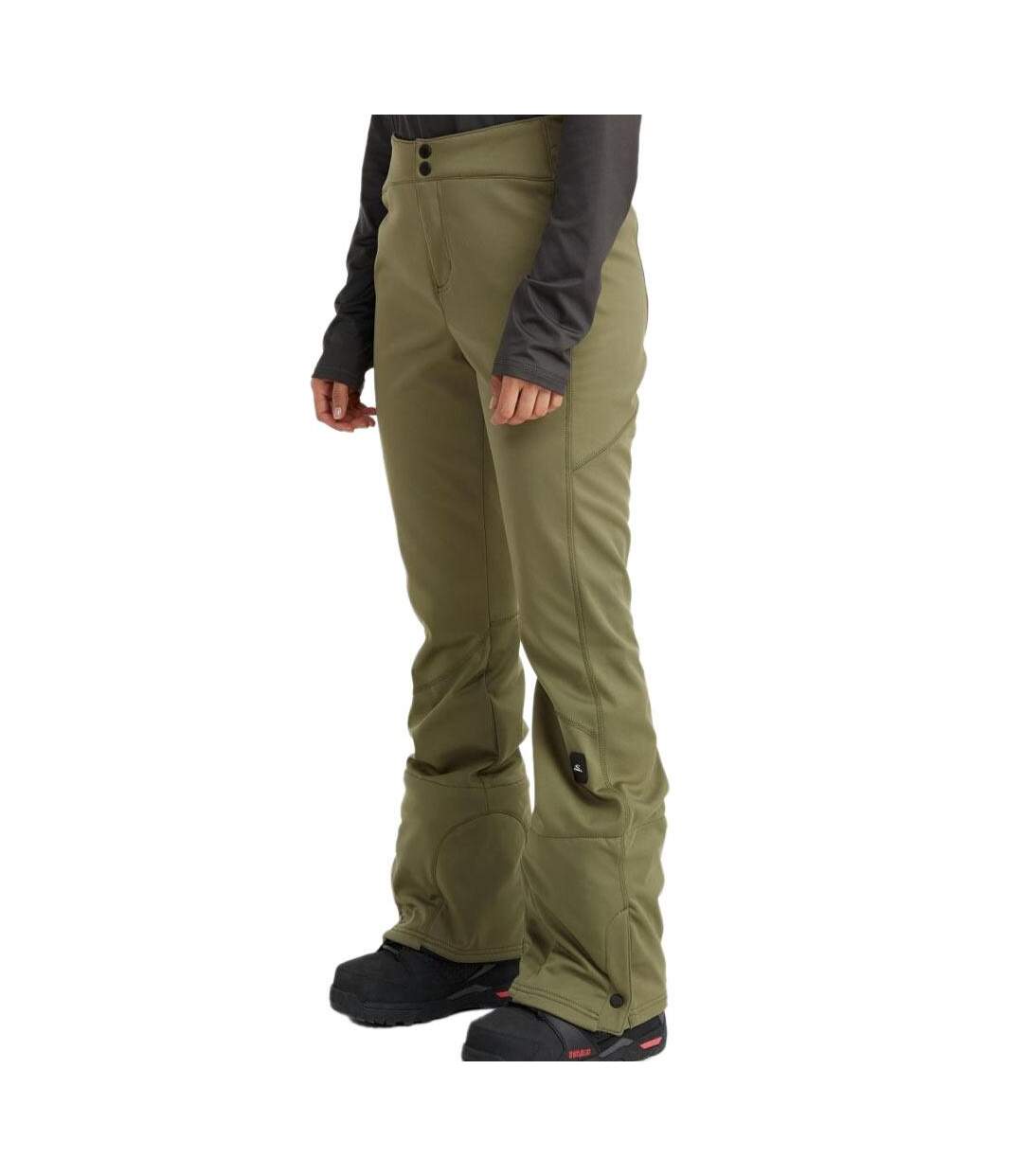 Pantalon de ski kaki femme o'neill blessed-2