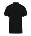 Workwear mens short sleeve polo shirt black Kustom Kit