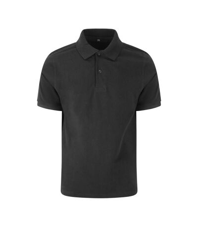 AWDis Just Polos Mens Stretch Pique Polo Shirt (Black)