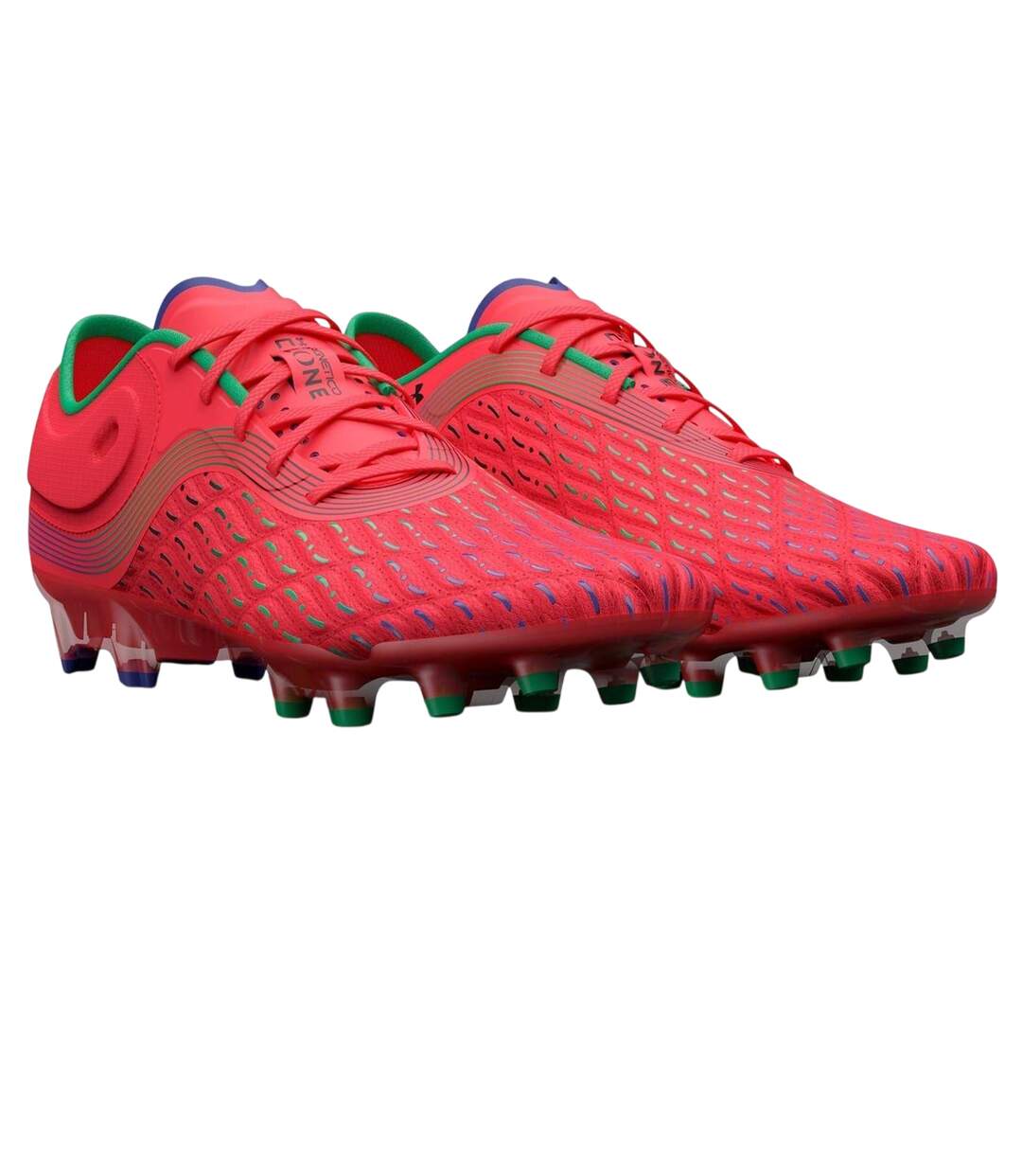 Chaussures De Foot Pour Terrain Ferme Clone Magnetico Elite Femme Rouge Vert Noir Under Armour-4