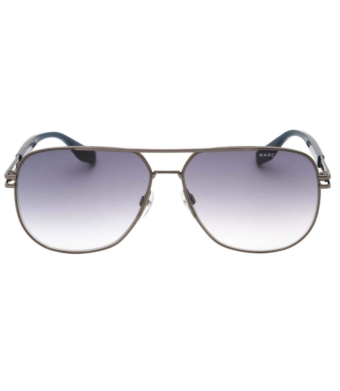 Lunettes De Soleil Motif/style Dégradé Homme Taille Unique Argenté Bleu Marc Jacob-1