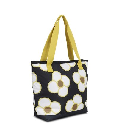 Orla kiely spinning flower cooler tote bag one size yellow Regatta