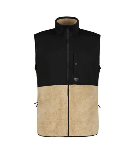 Veste Sans Manches Alger Homme Noir Beige Icepeak