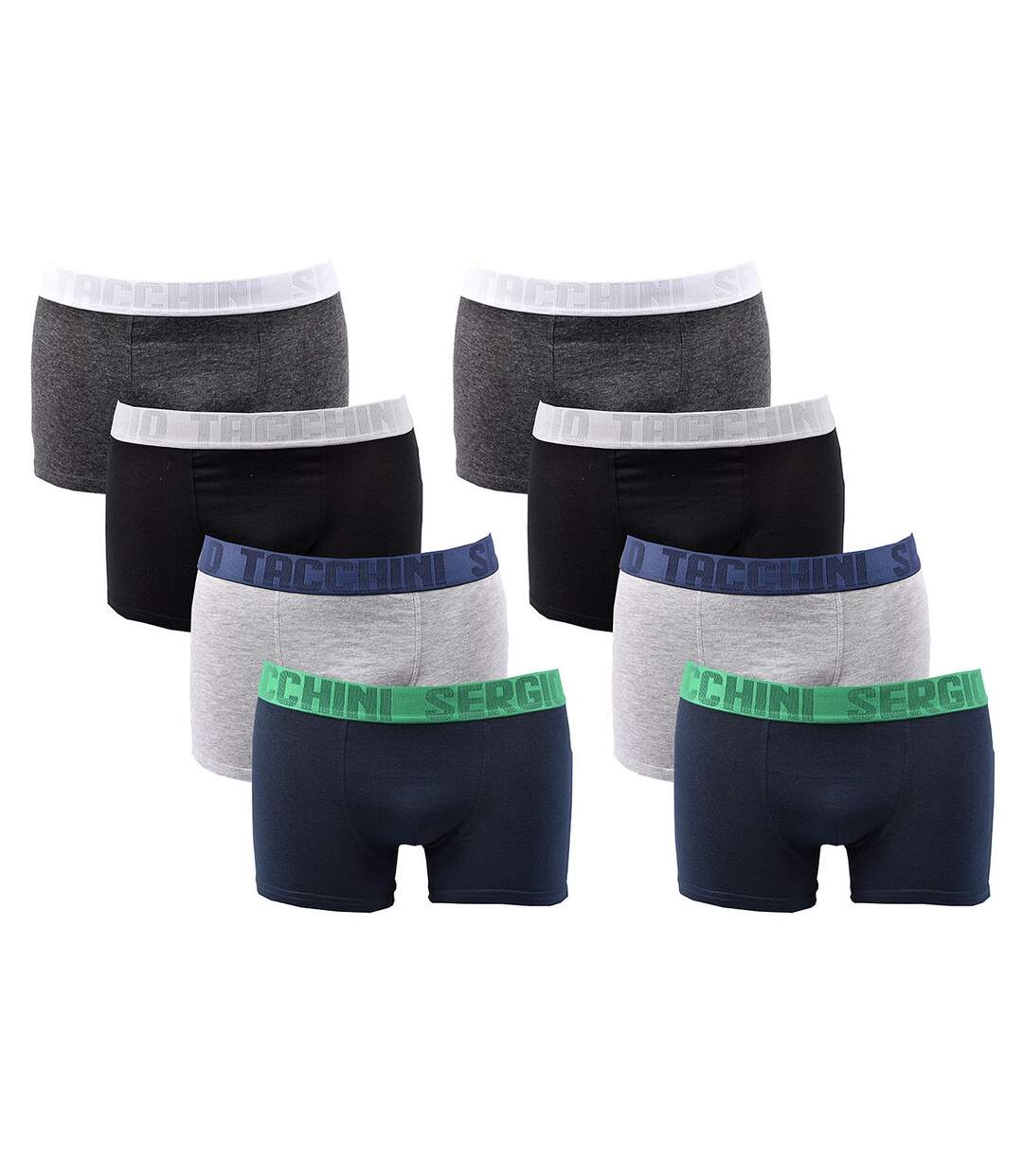 Boxer Homme SERGIO TACCHINI Lot de 8 Pack de 8 Boxers 1160-2