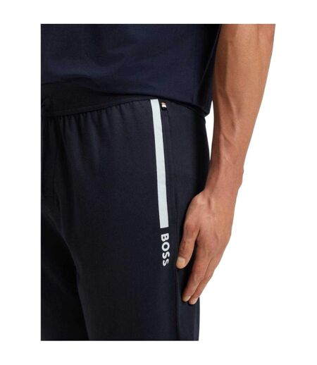 Pantalon De Jogging Motif/style Logo Latéral Homme Bleu Foncé Boss