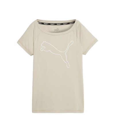 T-shirt de running beige femme puma 522420 - l