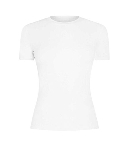 Womens/ladies Polyamide T-shirt White USA Pro