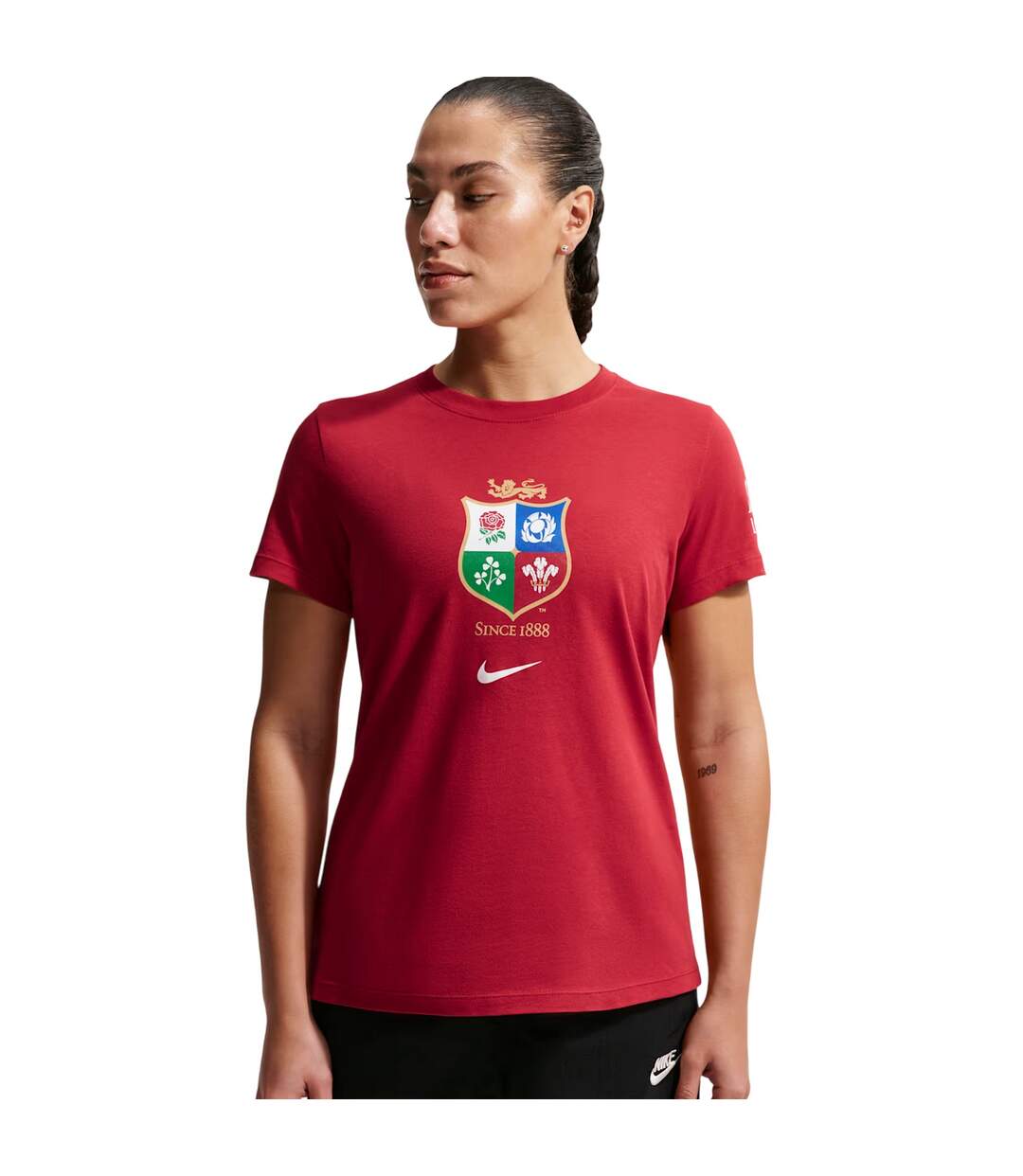T-shirt Motif/style British & Irish Lions Femme Rouge Blanc Nike-4