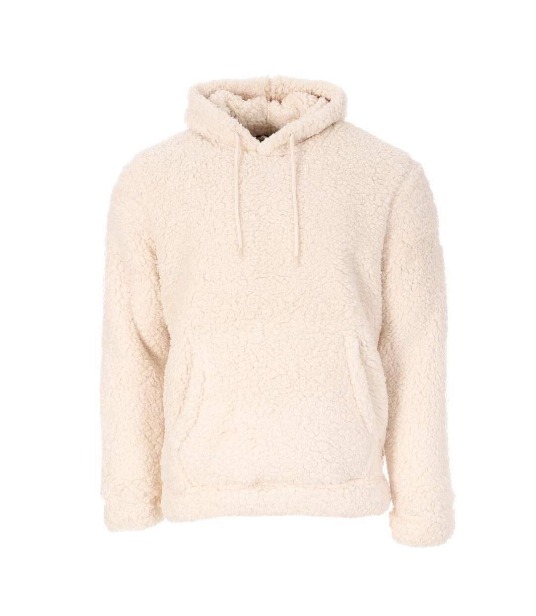 Sweat sherpa écru homme paname brothers full zip-1