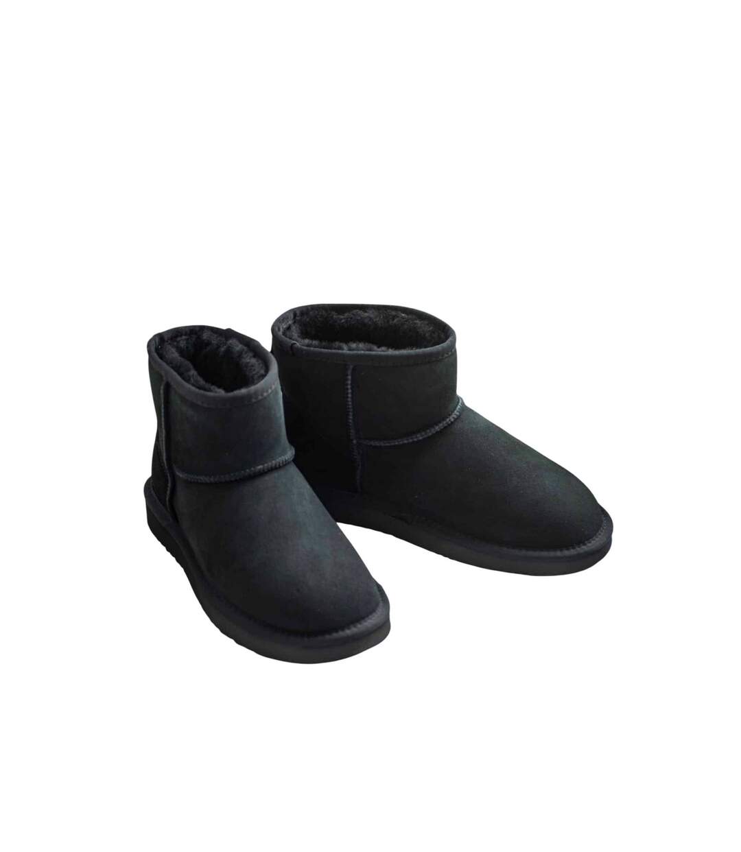 Womens/ladies jade sheepskin boots black Eastern Counties Leather-1