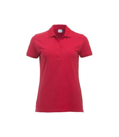 Clique Womens/Ladies Marion Polo Shirt (Red)