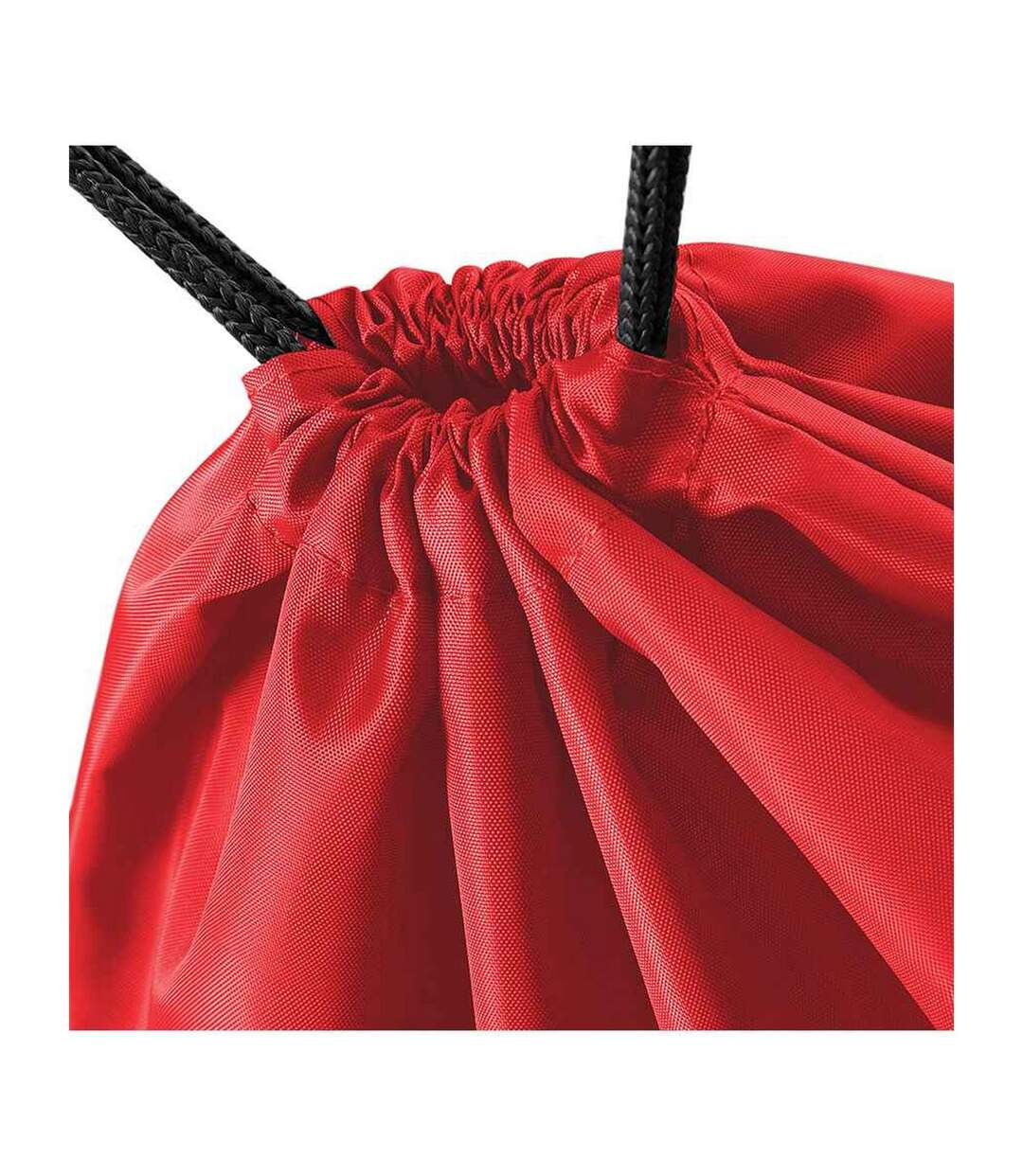 Budget Drawstring Bag One Size Red Bagbase-2