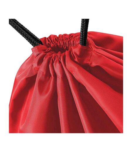Budget Drawstring Bag One Size Red Bagbase