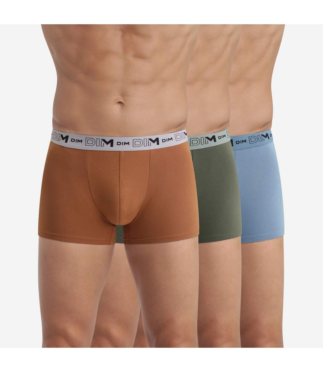 Lot de 3 Boxers Coton Stretch Bio-1