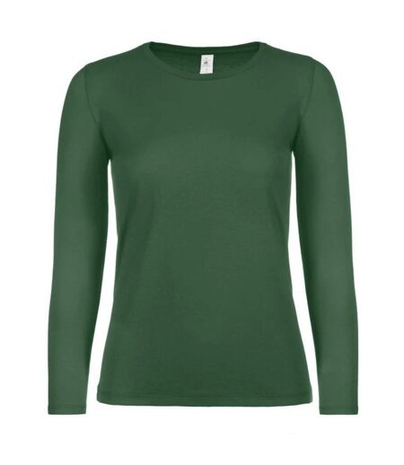 T-shirt Manches Longues #e150 Femme Vert Bouteille B&C