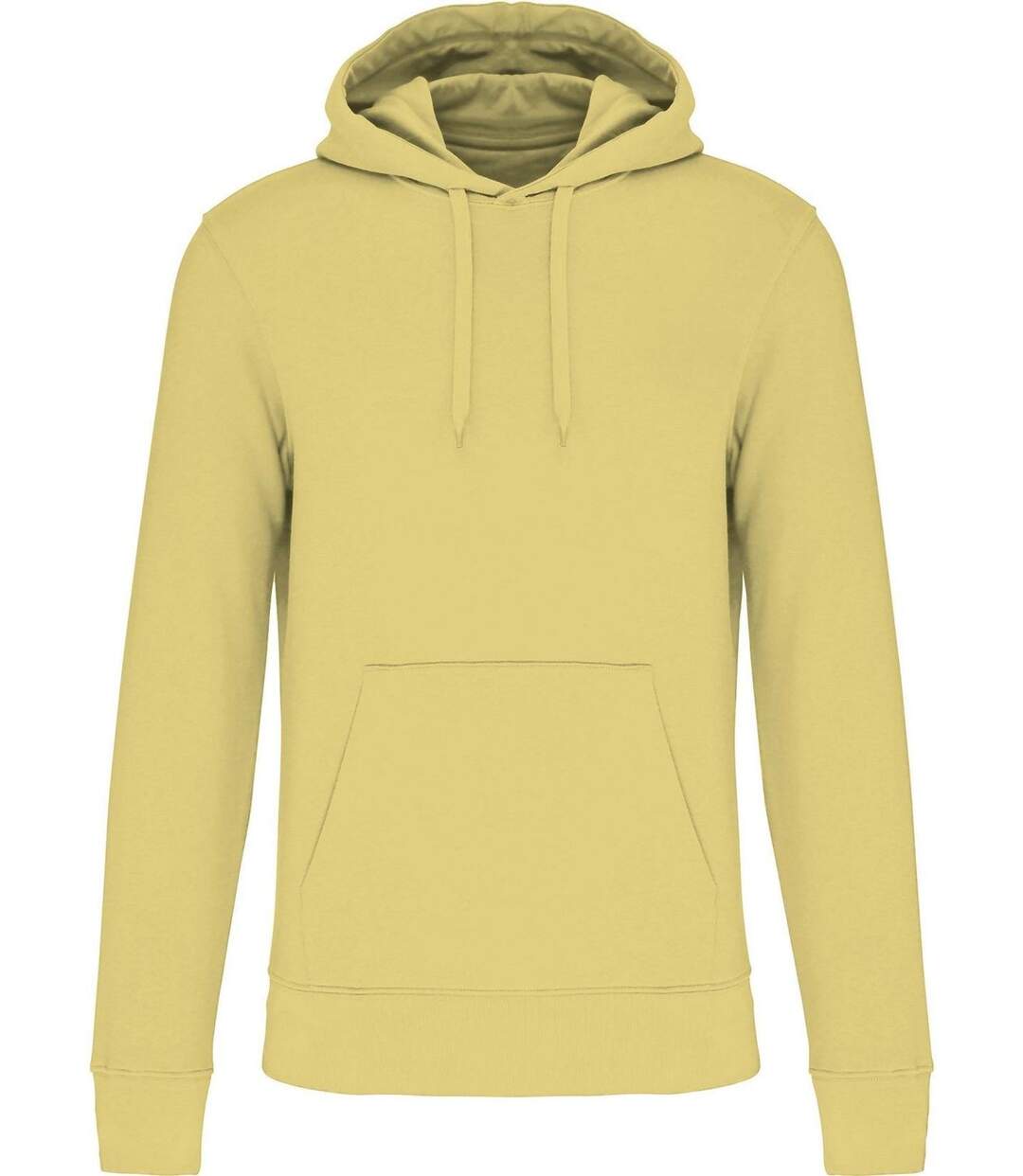 Sweat à capuche écoresponsable - Homme - K4027 - jaune citron