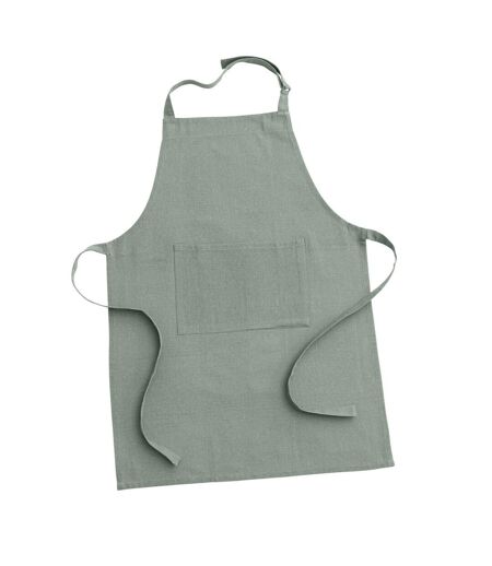 Tablier de Cuisine Avec Poche Gourmet 84cm Vert Cèdre