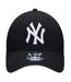 Embroidered Logo Adjustable Baseball Cap Black New Era-3