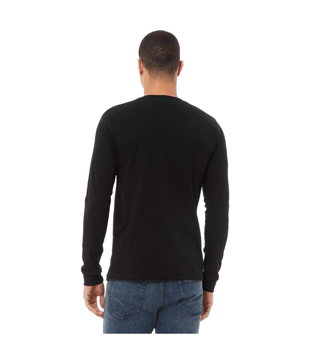 T-shirt Adulte Noir Bella + Canvas-3
