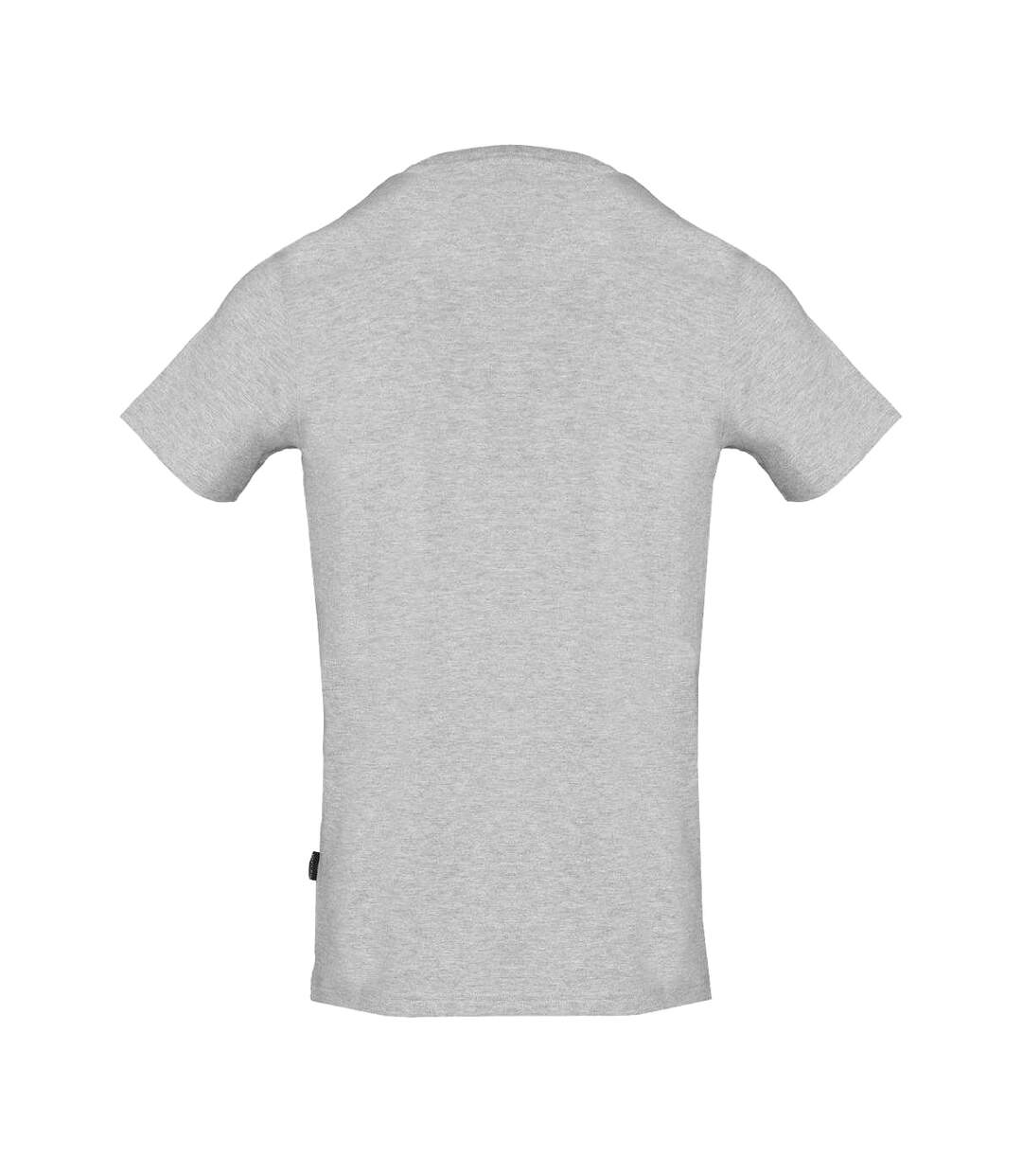 Mens Block Logo T-shirt Grey Aquascutum-2
