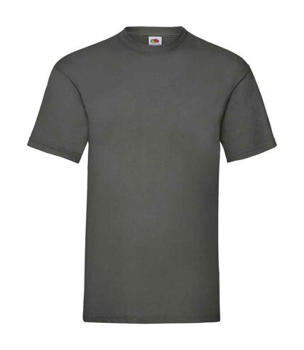 Mens valueweight t-shirt light graphite Fruit of the Loom