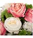 Bouquet de Fleurs Vero 35cm Rose & Blanc-2