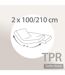Drap housse relaxation uni coton ALTO - TPR Tête et pied relevable-5