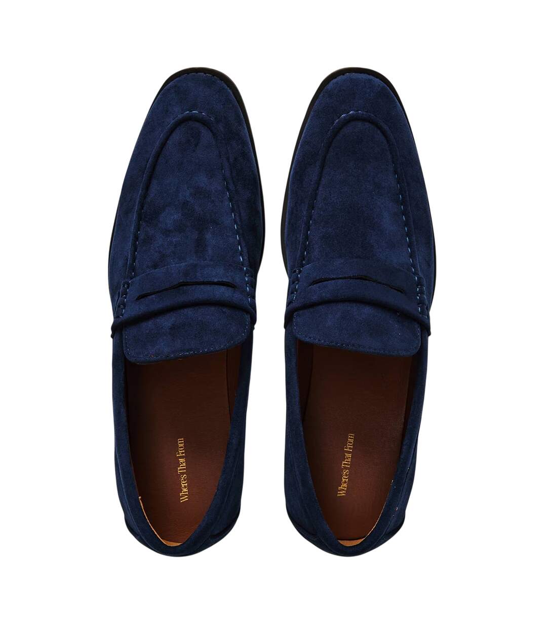 Mocassins Penny Homme Bleu Marine Where´s That From-3