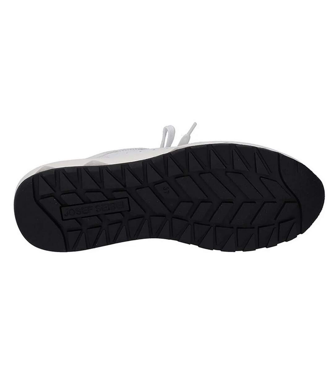 Baskets Femme Blanc Saumon Josef Seibel-4