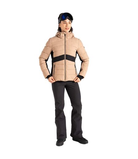 Blouson de ski glacial femme cachemire / noir Dare 2B