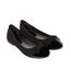 Womens/ladies presley bow detail ballerina flats natural black Dorothy Perkins