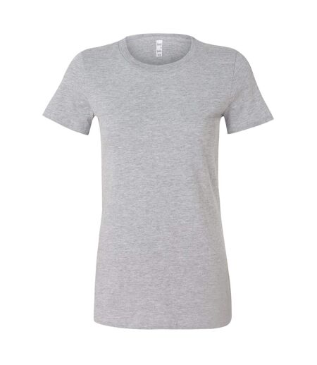 Bella The Favourite Tee T-shirt À Manches Courtes Femme Gris Clair Bella + Canvas