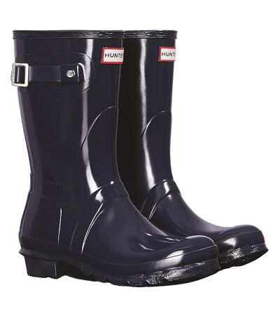 Womens/ladies original short wellington boots navy Hunter