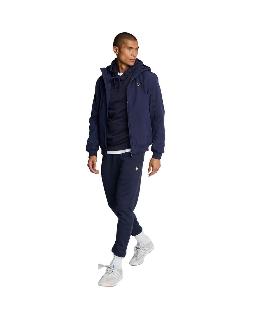 Pantalon de jogging moulant homme bleu marine Lyle & Scott-3