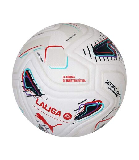 Ballon De Foot Stellar Nitro Ultimate Laliga Taille 5 Blanc Rouge Bleu Puma