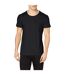 T-shirt col rond stars ben homme noir Stedman