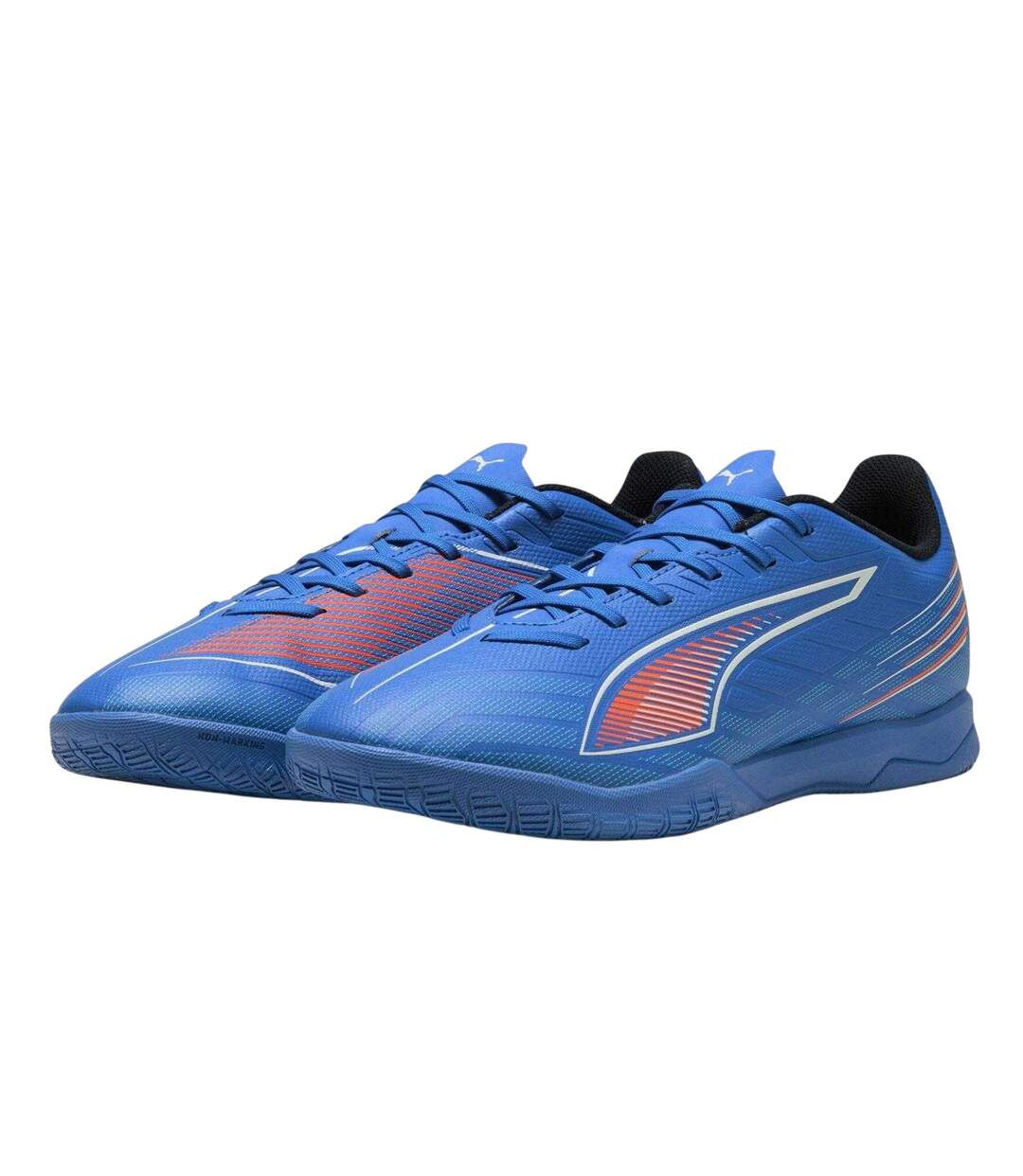 Mens Ultra 6 Play Indoor Football Shoes Blue Puma-4