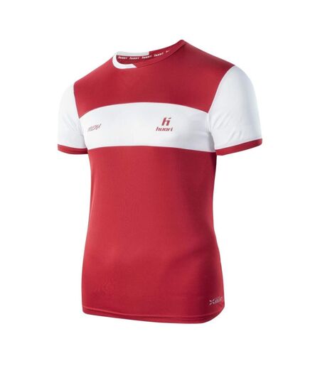 T-shirt Alumni Poland Homme Blanc Rouge Huari