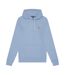 Mens pullover hoodie crafted blue Lyle & Scott