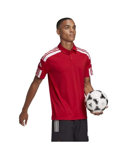Polo Squadra Homme Rouge Adidas