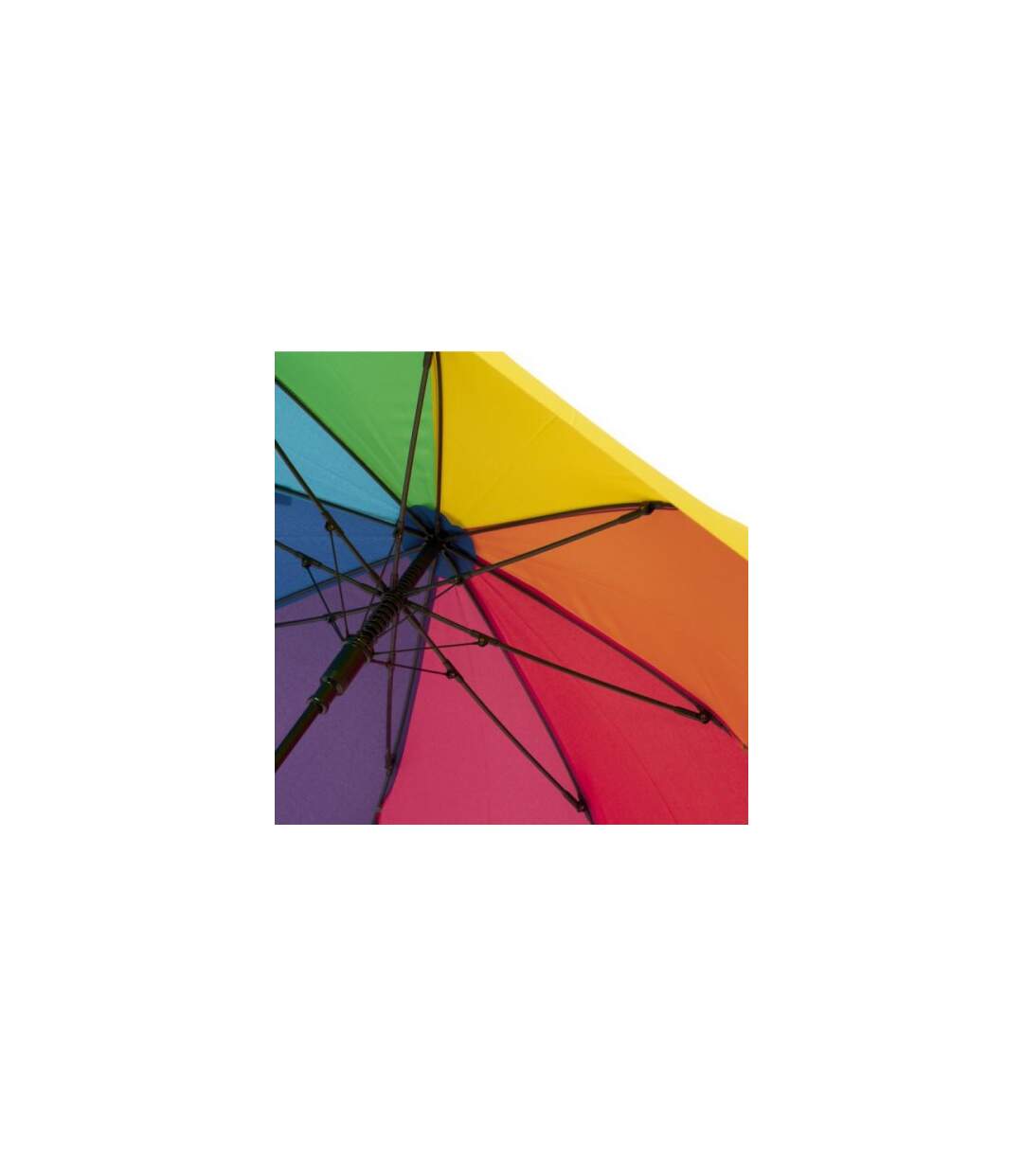 Sarah auto open windproof umbrella one size rainbow Bullet-2