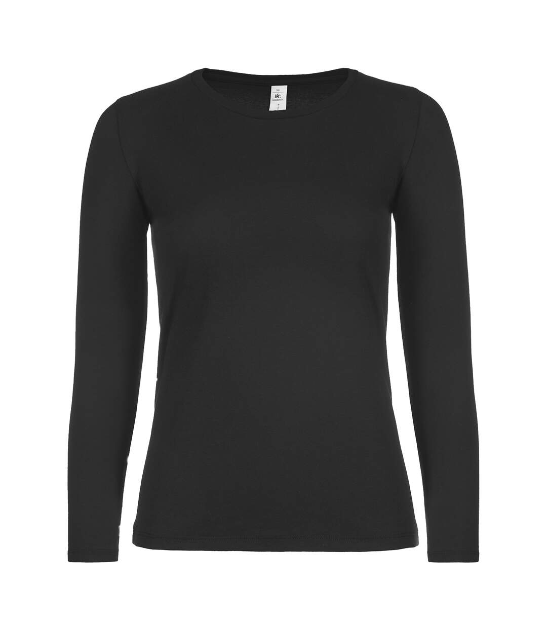 T-shirt Manches Longues #e150 Femme Noir B&C-1