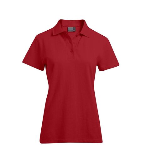 Polo Superior Femme Rouge Feu Promodoro