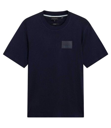 T-shirt Motif/style Logo Rectangulaire Homme Bleu Marine Ted Baker
