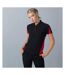 Finden & Hales Womens/Ladies Club Polo Shirt (Black/Red) - UTRW432