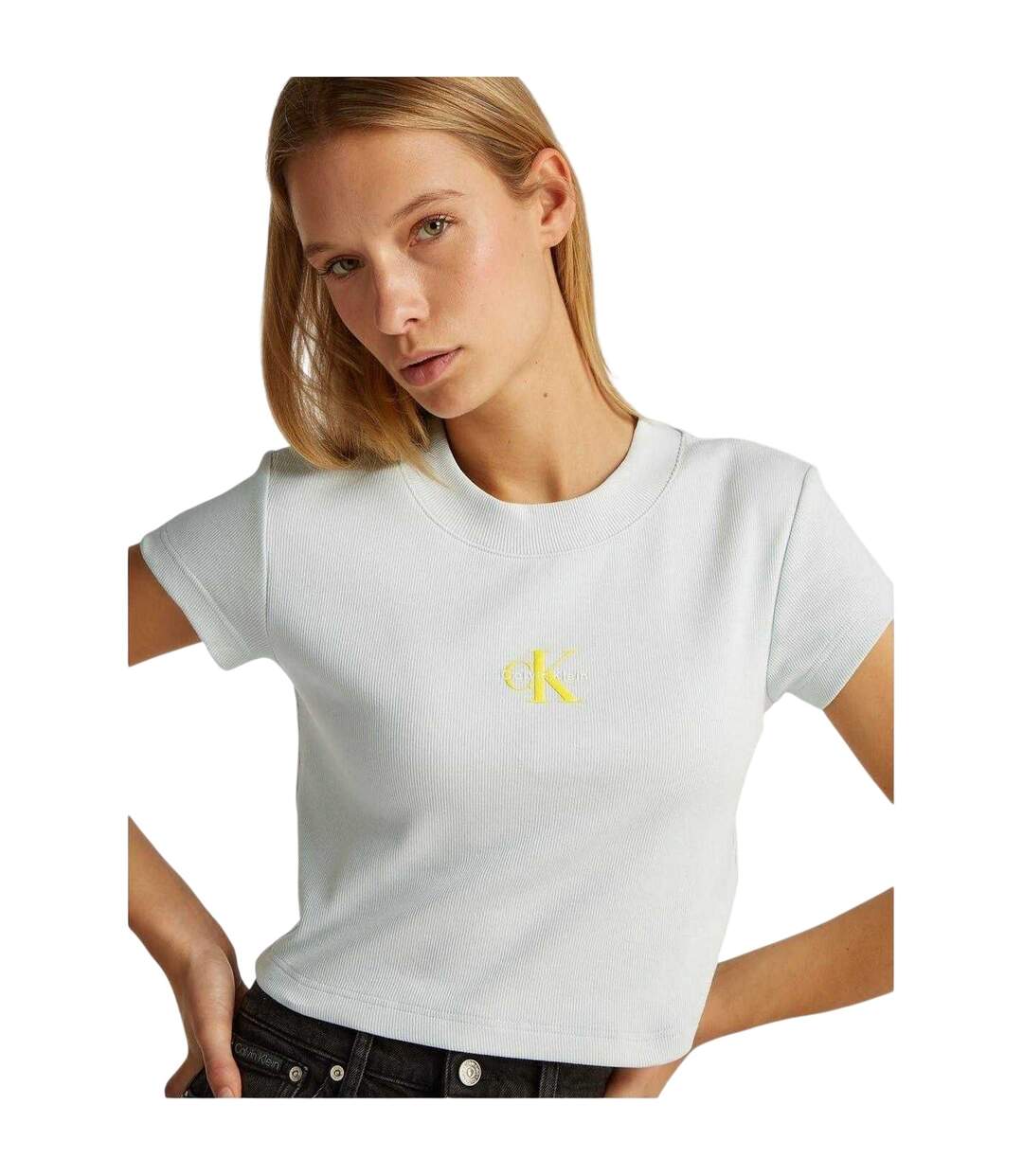 Haut Court Motif/style Logo Femme Chou De Bruxelles Calvin Klein-4