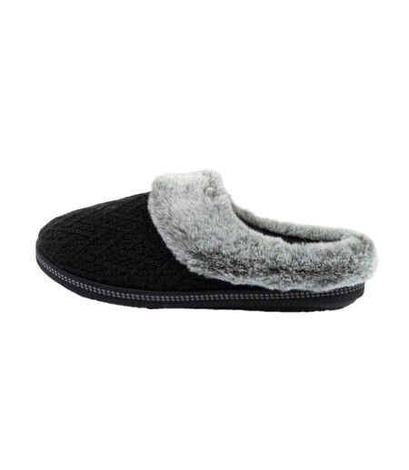 Chaussons Cozy Campfire Femme Noir Skechers