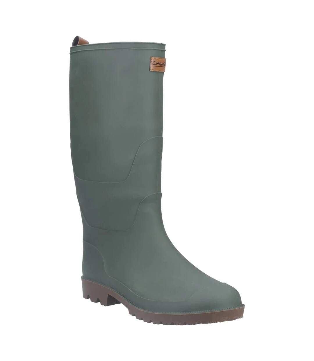 Mens pendock tall wellington boots green Cotswold-1