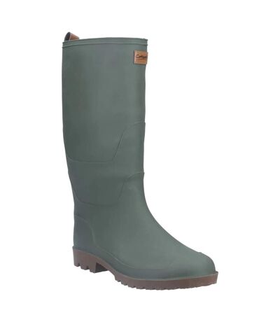 Mens pendock tall wellington boots green Cotswold